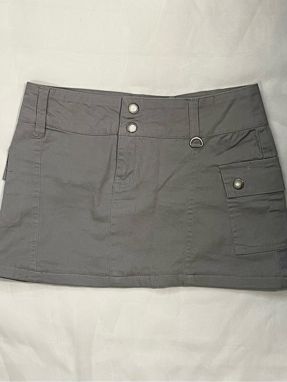 Urban Planet Gray Utility Mini Skirt